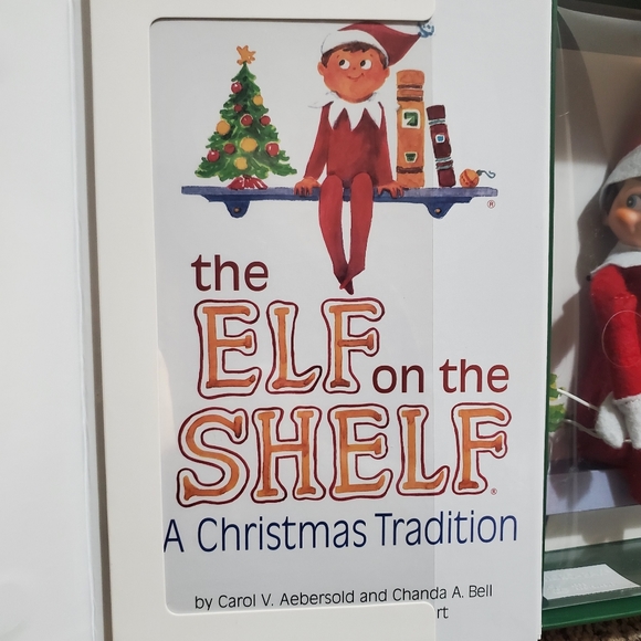 The Elf on the Shelf A Christmas Tradition Book & Blue-Eyed Boy Scout Elf - Picture 6 of 14